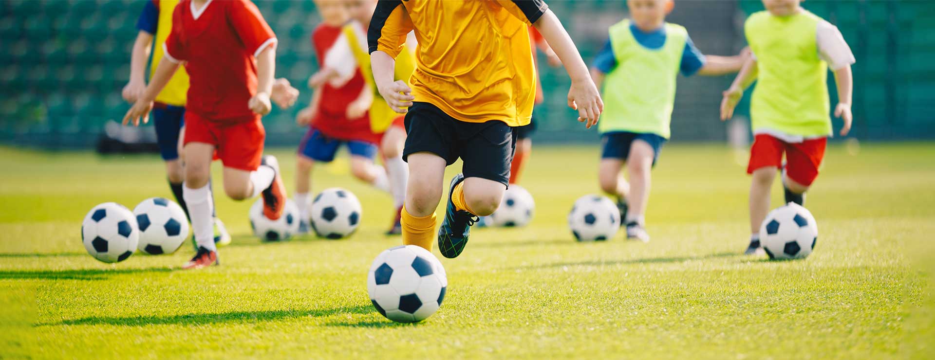 kids playing soccer