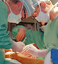 Photo of knee surgery