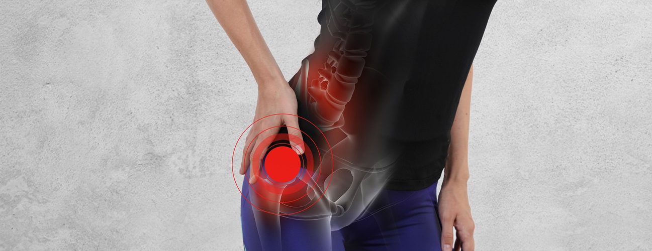 Women experiencing hip pain