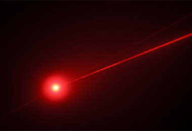Laser light.