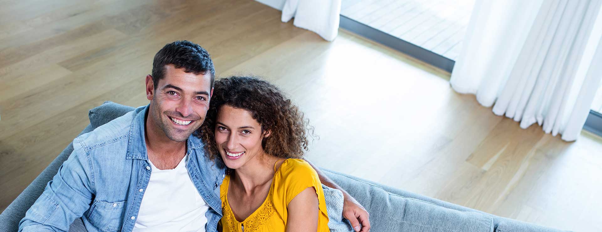 Couple relaxing together
