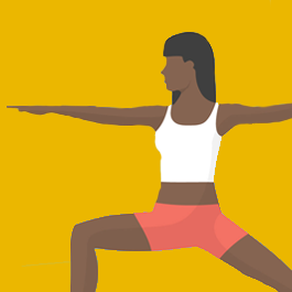 bicycle safety woman stretching
