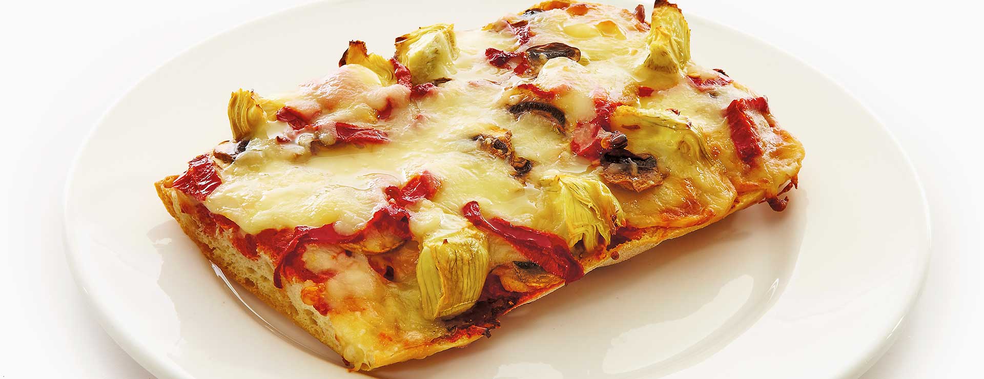 pizza on ciabatta bread