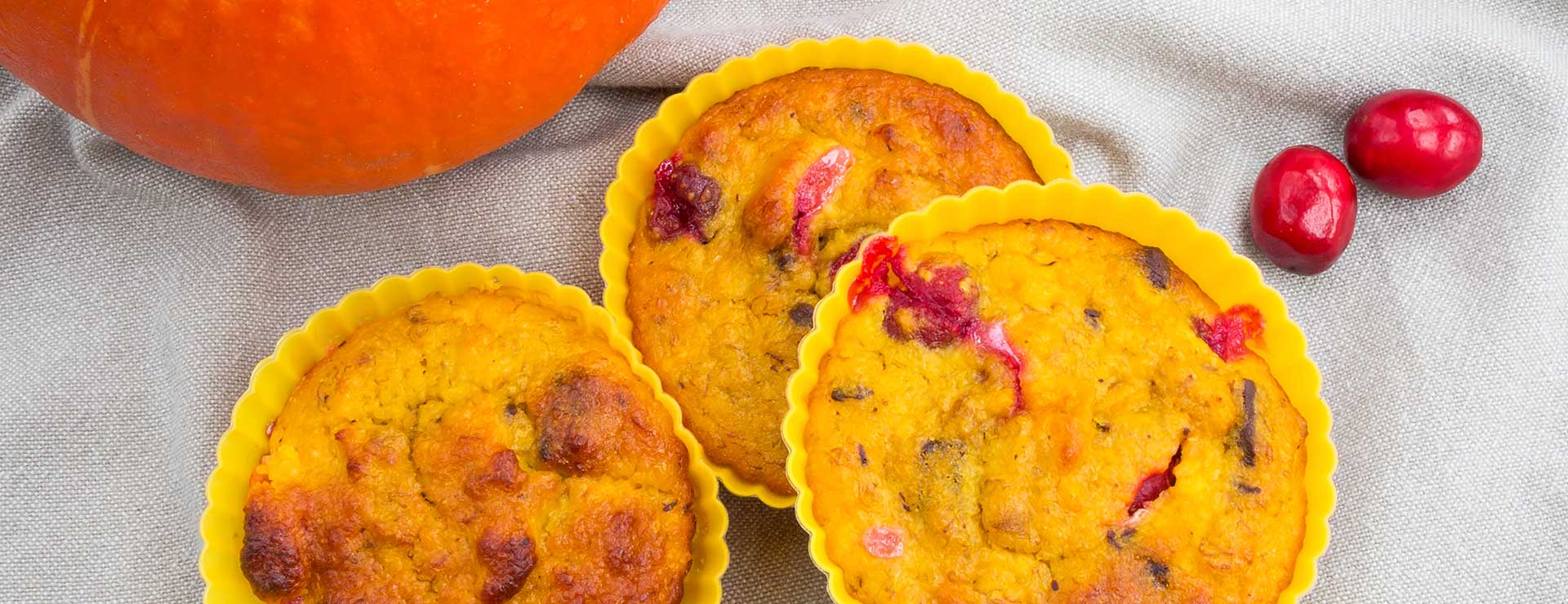 cranberry pumpkin muffins