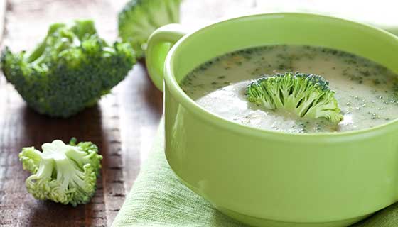 Cream of broccoli soup
