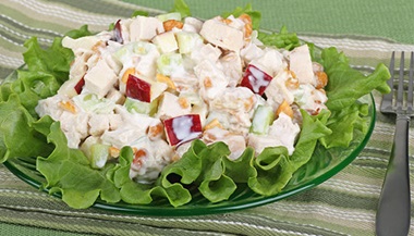 chicken salad with apples