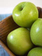 Apples in a bowl