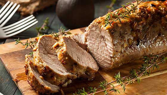 seasoned grilled pork