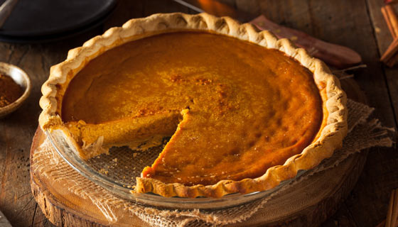 Healthy recipe for pumpkin pie