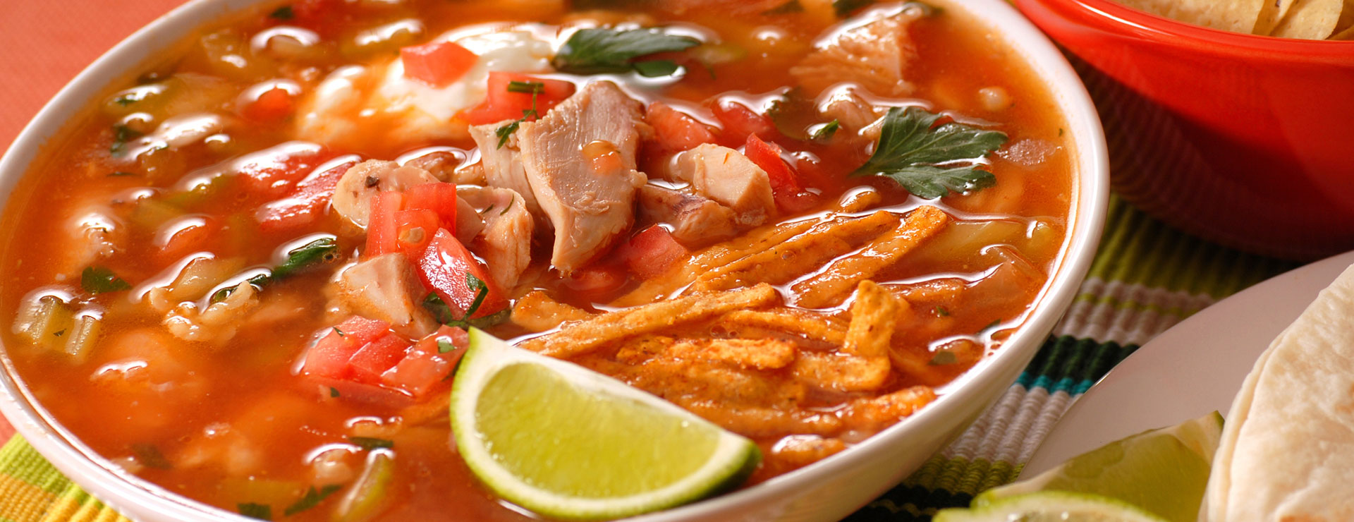 bowl of southwestern tex mex soup