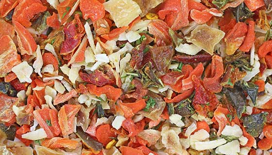ingredients for vegetable dip