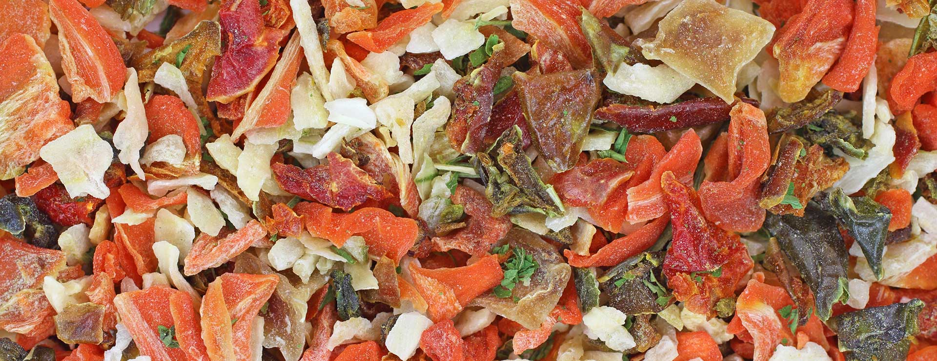 ingredients for vegetable dip