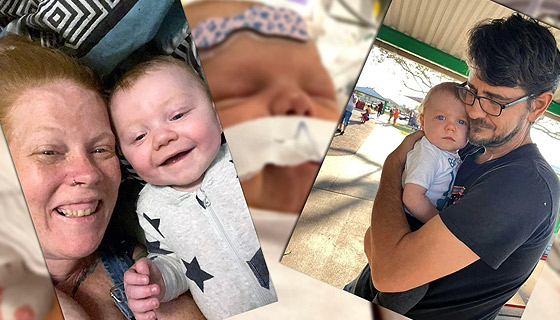 Asher was born with a rare form of congenital heart disease, and needed surgery at just 6 days old. He and his family recently celebrated his first birthday.
