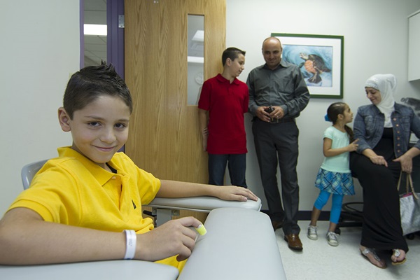Baha, 12, who was diagnosed with leukemia, is now cancer free and helping other children who have the disease.