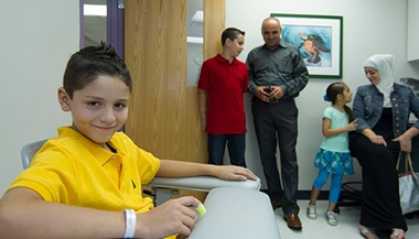 Baha, 12, who was diagnosed with leukemia, is now cancer free and helping other children who have the disease.