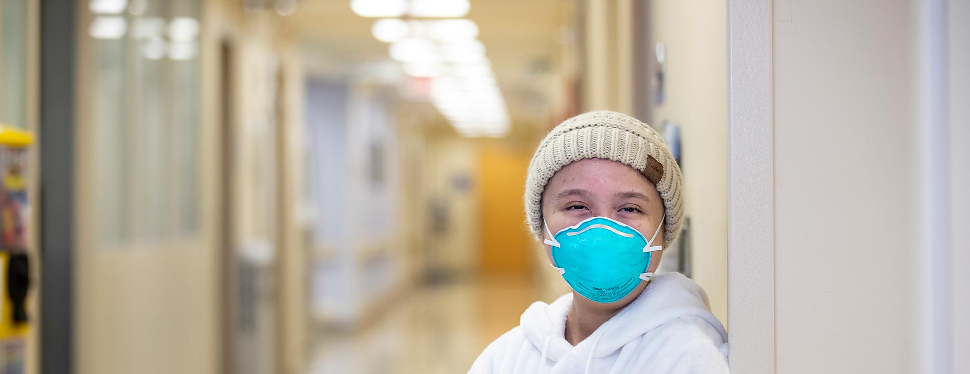 smiling patient looking into the camera