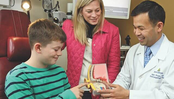 Liam Kren with Dr. Chien