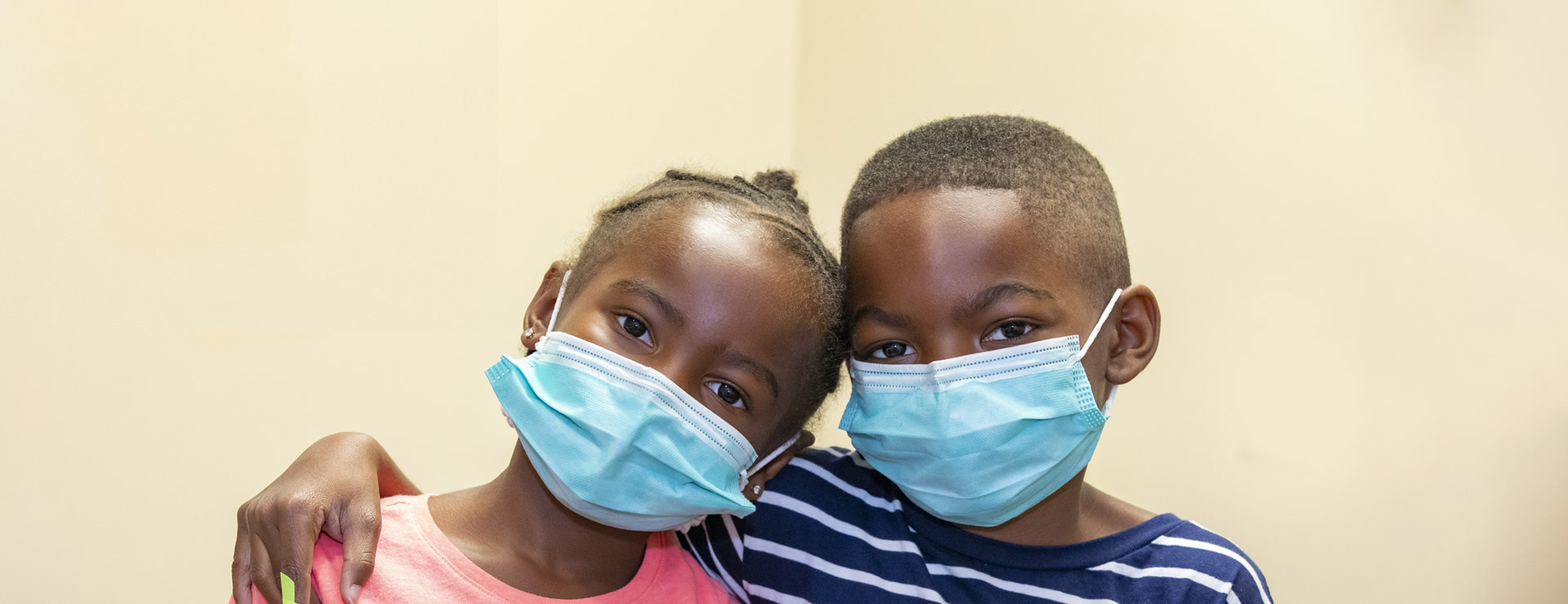 Marcus and his sister Emma learn about sickle cell from Carrie Gann, D.N.P.