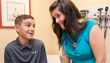 Nicholas is the healthiest he's ever been, thanks to Dr. Leiding's research.