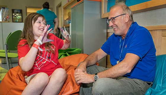 Rebecca with Giovanni Cucchiaro, M.D.