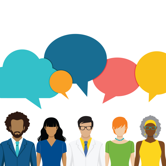 A graphic represents the employee survey.