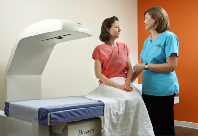 patient on imaging machine