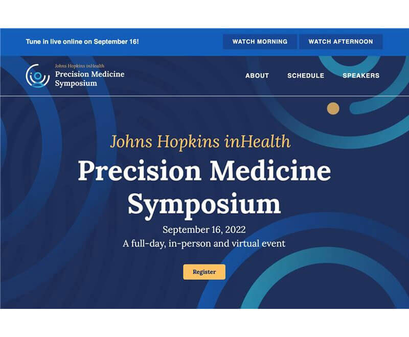 Precision Medicine Symposium advertisement