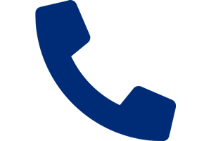 Blue phone icon