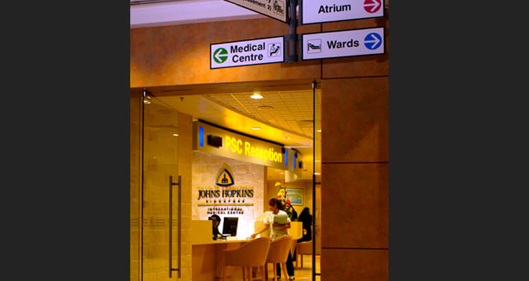 Picture of Reception at Johns Hopkins Singapore