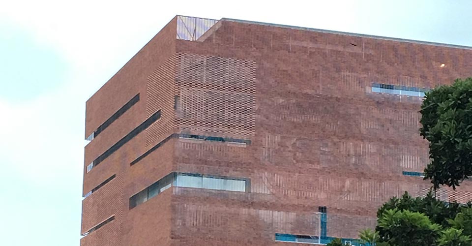 Brick building exterior.