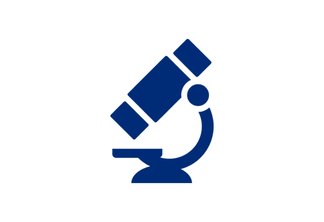 blue microscope icon