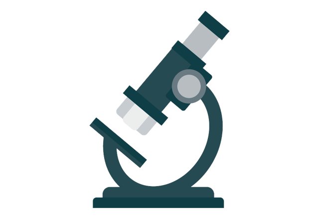 Reconstructive transplant - microscope icon