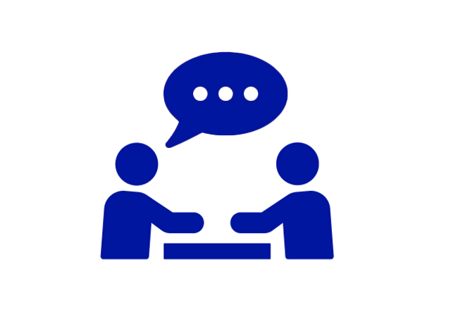 icon of two people talking
