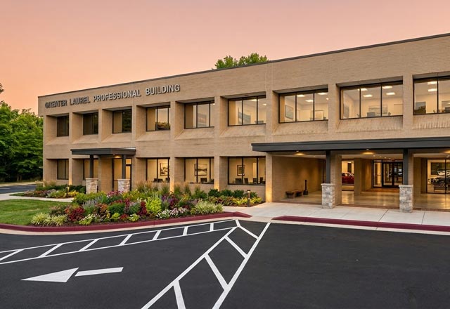 outside of the Greater Laurel Professional Building