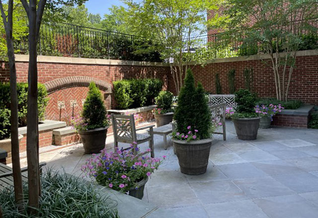Healing garden at Green Spring Station