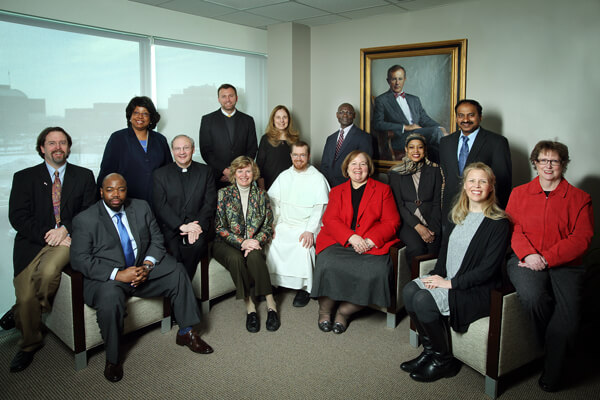 Group photo of Johns Hopkins Bayview Medical Center chaplains.