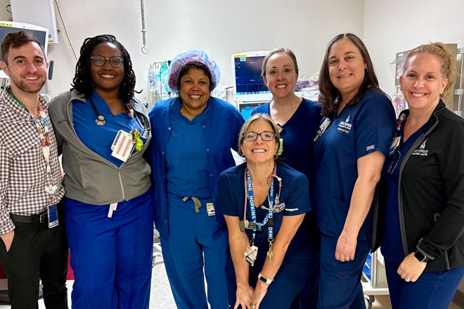 Members of the Johns Hopkins Children's Center Sedation Services team
