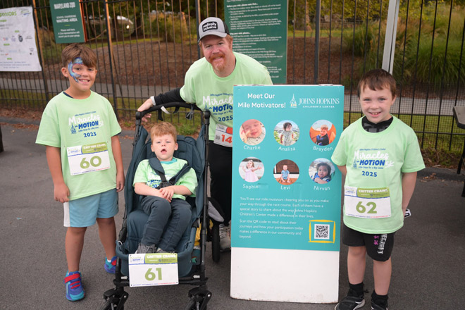 Family at Miracles in Motion 5K Race