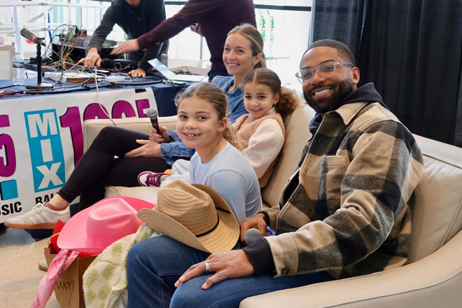 The Sheppard Family at Radiothon