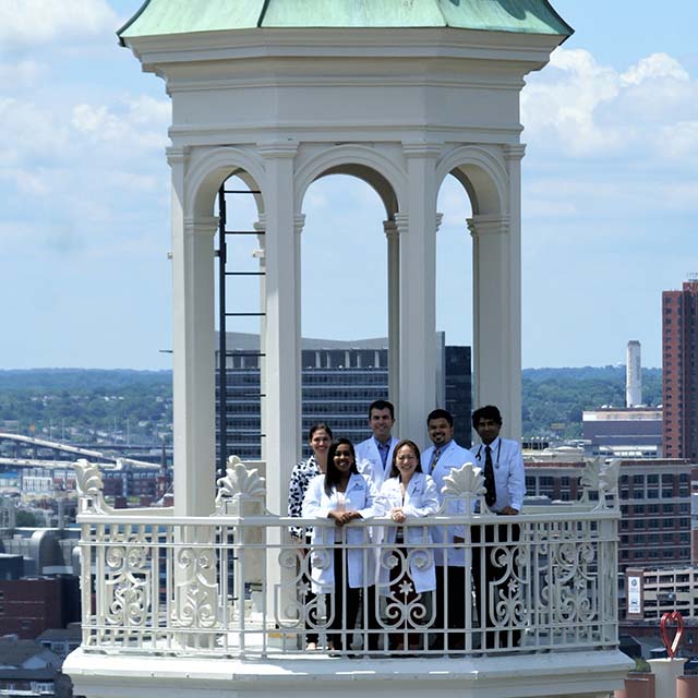 Pulmonary fellows on the Hopkins dome