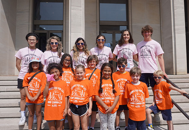 small group of camp charm city campers