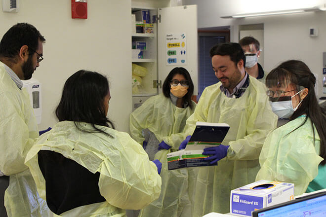 Fellows from the hospital medicine fellowship program