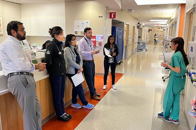 Fellows from the hospital medicine fellowship program
