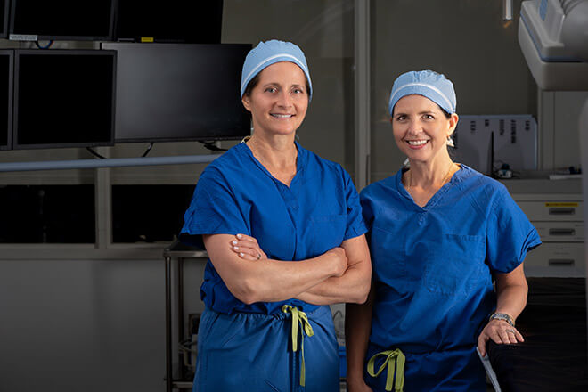Aimee Armstrong and Stephanie Fuller