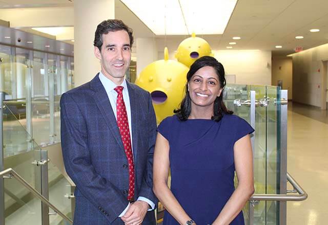 Drs. Aaron Milstone and Pranita Tamma