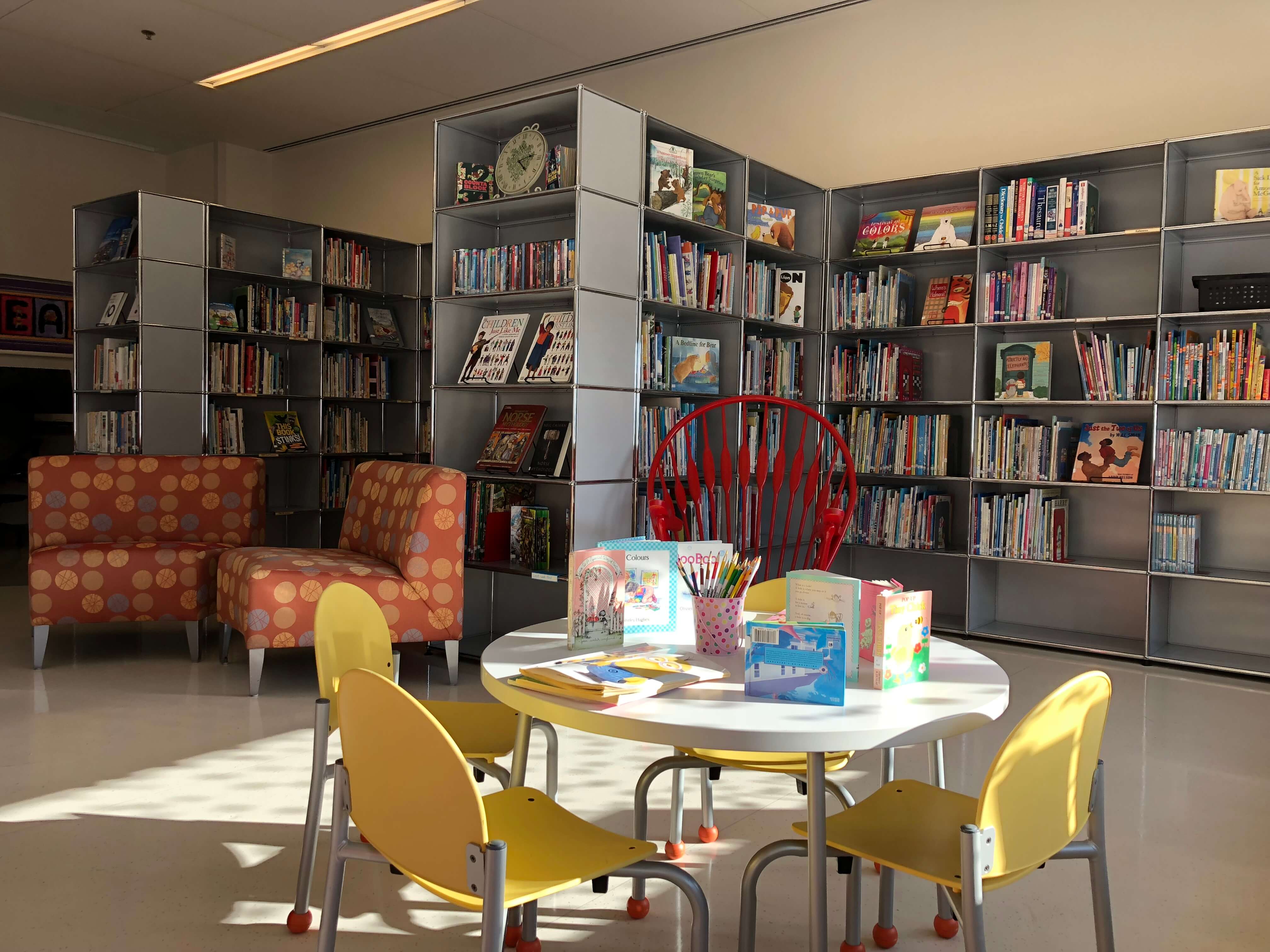library at the Children's Center