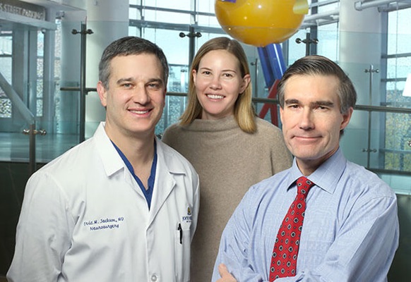 Drs. Eric Raabe, Eric Jackson, and Sarah Watt