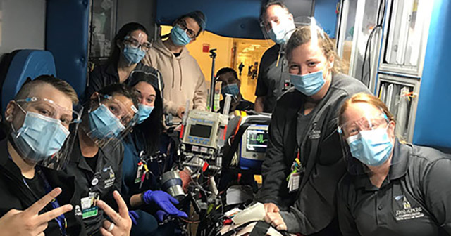 pediatric transport ambulance team