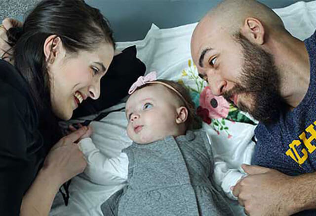 sofia with her parents