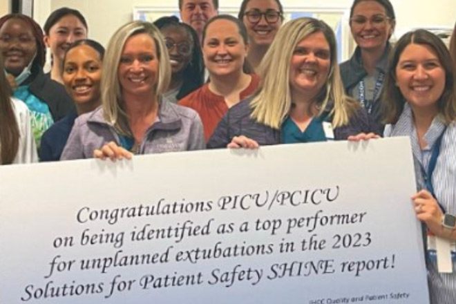 Members of the Johns Hopkins PICU/PCICU team